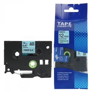 Brother strefadrukarek.pl Taśma TZe-RP531 wstążka ozdobna 12mm x 4m pudrowo niebieska czarny nadruk - zamiennik| OSZCZĘDZAJ DO 80% - ZADZWOŃ! 7308 PROMOCJA! TZE-RP531 - Etykiety do drukarek - miniaturka - grafika 3