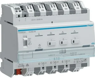 Hager KNX easy ściemniacz uniwersalny 3-kanałowy 3-krotny TXA663A TXA663A - Systemy inteligentnych domów Hager KNX easy ściemniacz uniwersalny 3-kanałowy 3-krotny TXA663A TXA663A - Systemy inteligentnych domów - miniaturka - grafika 1