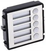 Domofony - Dahua Moduł 5 przycisków VTO2000A-B5 do rozbudowy - miniaturka - grafika 1