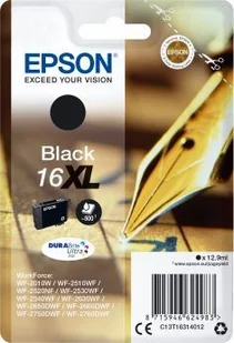 Asarto Tusz do Epson T1631 Workforce WF-2010W/2510/2520/2530/2540 | black AS-E16BK - Tusze zamienniki - miniaturka - grafika 2