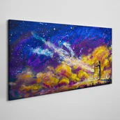 Obrazy i zdjęcia - PL Coloray Obraz na Płótnie Chłopiec z Latarnia o Noc 100x50cm - miniaturka - grafika 1