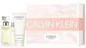 Zestawy perfum damskich - Calvin Klein Eternity For Women 100ml woda perfumowana + 10ml woda perfumowana + 200ml balsam do ciała 3614229380873 - miniaturka - grafika 1