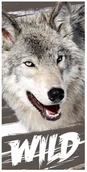 Ręczniki - Faro Ręcznik Kąpielowy 70x140 Wilk WILD 006_20210709145547 - miniaturka - grafika 1