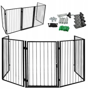 Bramka Do Kominka Osłona Barierka Zabezpieczająca - Łóżeczka i kojce - miniaturka - grafika 3