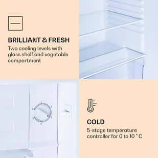 Lodówka Klarstein CoolArt HEA20-CoolCity-90 - Lodówki - miniaturka - grafika 5