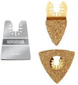 Akcesoria do elektronarzędzi - WORX wa5028 Sonicrafter  łączy w sobie talerz szlifierka taśmowa i bransoletka (3 sztuki) (WA5098) - miniaturka - grafika 1