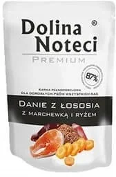 Dolina Noteci Danie z łososia z marchewką 300g - Mokra karma dla psów - miniaturka - grafika 2