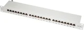 Szafy rack - LogiLink Patchpanel 19"" kat. 6A, 24-portowy, ekranowany STP, szary - NP0 (NP0060) - miniaturka - grafika 1