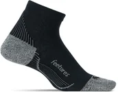 Skarpetki sportowe męskie - FEETURES FEETURES Skarpetki do biegania długie PLANTAR FASCIITIS RELIEF SOCKS ULTRALIGHT QUARTER czarne - miniaturka - grafika 1