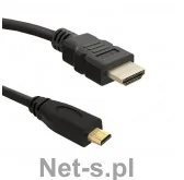 Qoltec Kabel HDMI 1.4 AM Micro HDMI DM 3m 50401 - Kable - miniaturka - grafika 5