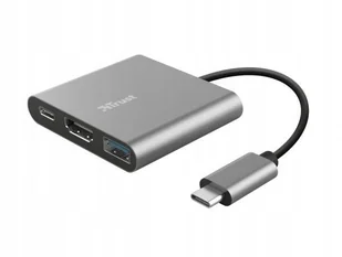 Trust Multi adapter UDALYX 3-IN-1 USB-C - Adaptery i przejściówki - miniaturka - grafika 2