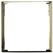 Klawisze i ramki - Ospel Ramka ozdobna do gniazd podwójnych do ramek Aria złoto błysk RO-4U/68 - miniaturka - grafika 1