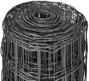 Siatka ogrodzeniowa, szara, 0,18/0,22 cm, 1x25 m - Ogrodzenia - miniaturka - grafika 3
