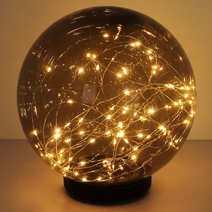 Globo Lampa solarna LED kula kolory dymu,  20 cm - Lampy ogrodowe - miniaturka - grafika 2