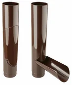 Rynny i akcesoria - Marley Klapa odpływowa 53 mm brązowa - miniaturka - grafika 1