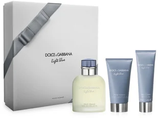 Dolce&Gabbana Light Blue Pour Homme Zestaw,125 ml Woda toaletowa spray balsam po goleniu 75 ml żel pod prysznic 50 ml - Zestawy perfum męskich - miniaturka - grafika 2