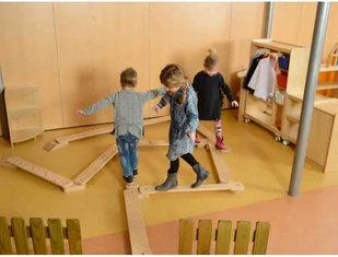 Masterkidz Trening Balansu Równowagi Drewniane Deseczki Masterkidz ME06677 - Mały majsterkowicz - miniaturka - grafika 6