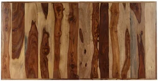 vidaXL Stół jadalniany, 140 x 70 x 75 cm, lite drewno sheesham - Stoły - miniaturka - grafika 5