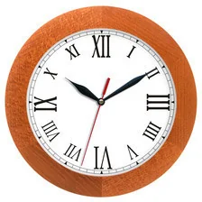 Atrix Zegar ścienny drewniany solid #6 - Zegary - miniaturka - grafika 2