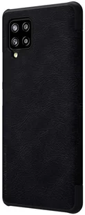 Nillkin Qin skórzana kabura etui Samsung Galaxy A42 5G czarny - Etui i futerały do telefonów - miniaturka - grafika 3
