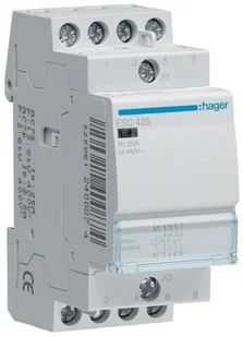 Hager Polo Stycznik modułowy ESC425 230V 25A 4Z - Sterowniki i przekaźniki - miniaturka - grafika 3