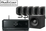 Kino domowe - Yamaha RX-V6A + 5 x M-1 + ASW 610 czarny - miniaturka - grafika 1