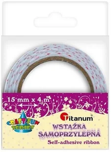 Taśma dekoracyjna 1,5x4m Biała w różowe kropki - Dekoracje domu - miniaturka - grafika 4