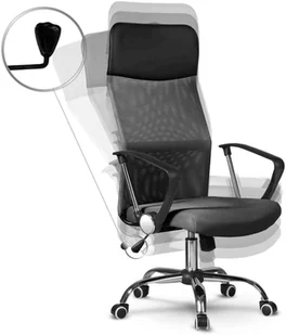 Sofotel Fotel biurowy z mikrosiatki Sofotel Sydney ciemnoszary glob1-2108-0 - Fotele i krzesła ogrodowe - miniaturka - grafika 7