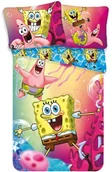 Pościel dla dzieci - Spongebob JF Pościel Bawełniana Kanciastoporty SBOB BLUE 13830 - miniaturka - grafika 1