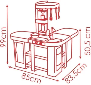 Smoby Kuchnia mini Tefal Bubble XXL - Zabawki AGD - miniaturka - grafika 5