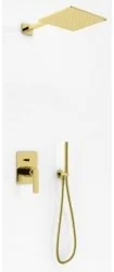 Kohlman Zestaw prysznicowy złoty Experience Gold QW210EGDQ25 QW210EGDQ25 - Zestawy prysznicowe - miniaturka - grafika 3