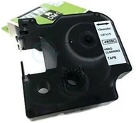 Papier do drukarek - Dymo 4509C, 12mm x 4m, czarny druk / biały podkład, czyszczenie, taśma zamiennik - miniaturka - grafika 1