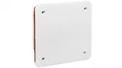 Rozdzielnie elektryczne - elettrocanali Puszka podtynkowa z pokrywą seria 350 92x92x45 czerwony-biały EC350C1 EC350C1 - miniaturka - grafika 1
