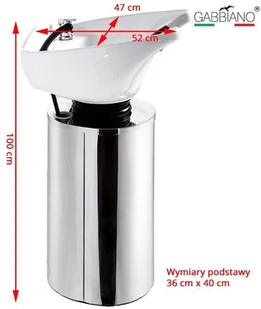 Gabbiano MYJNIA FRYZJERSKA Q-2460 -STACJA DO MYCIA 107646 - Myjki fryzjerskie - miniaturka - grafika 2