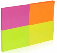 Notesy i bloczki - Donau Bloczek samop notes 38X51mm 4X50 kart neonowe X06808 NB-7636 - miniaturka - grafika 1