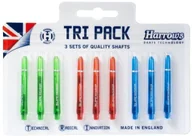 Zabawki i gry sportowe - Harrows Harrows shafty Supergrip medium 3 pack colour - miniaturka - grafika 1