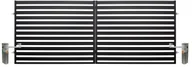 Bramy garażowe - Polbram Steel Group Brama dwuskrzydłowa z automatem Steel Group Lara 2 4 x 1,54 m czarna - miniaturka - grafika 1