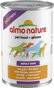 Almo Nature Daily Menu Dog Kurczak puszka 400g - Mokra karma dla psów - miniaturka - grafika 2