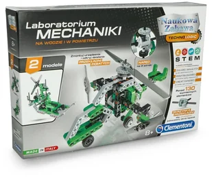 Clementoni Laboratorium mechaniki na wodzie i w powietrzu 60953 - Zabawki konstrukcyjne - miniaturka - grafika 7
