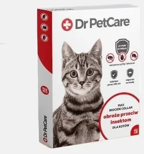 Dr. Pet Care Dr PetCare MAX BIOCIDE COLLAR obroża na pchły i insekty kot 42cm - Artykuły przeciw pasożytom - miniaturka - grafika 2