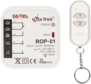 Zamel Zestaw sterowania oświetleniem RZB-05 bezprzewodowy - Sterowniki i przekaźniki - miniaturka - grafika 6