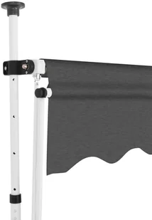 vidaXL Markiza zwijana ręcznie, 250 cm, antracytowa - Markizy - miniaturka - grafika 3