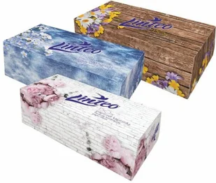 Linteo CHUSTECZKI higieniczne, białe, dwuwarstwowe, papierowe pudełko (box), 1 - Chusteczki nawilżane - miniaturka - grafika 3
