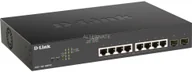 Routery - D-Link DGS-1100-10MPV2 łącza sieciowe Zarządzany Gigabit Ethernet (10/100/1000) Czarny 1U Obsługa PoE, Przełącznik - miniaturka - grafika 1