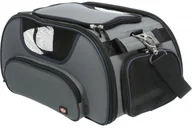 Sprzęt podróżny i transportery dla psów - Trixie Wings torba, szara/niebieska, 28 × 23 × 46 cm, do transportu lotniczego - miniaturka - grafika 1