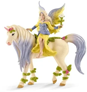 SCHLEICH Figurka Wróżka Sera z kwiecistym jednorożcem - Figurki dla dzieci - miniaturka - grafika 6