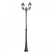 Lampy ogrodowe - Su-Ma Retro Classic wys. regulowana 195-295cm. Latarnia ogrodowa podwójna OGMWN 2 OGMWN 2 - miniaturka - grafika 1