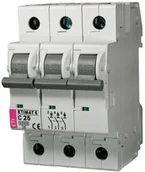 Bezpieczniki elektryczne - ETI Polam ETI Wyłącznik nadprądowy ETIMAT6 3-polowy 6kA C 25A 002145518 ETIMAT6 3P 6KA C 25 A - miniaturka - grafika 1