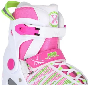Nils EXTREME NH2255 A WHITE/PINK ROZM. L(40-43) ŁYŻWY HOKEJOWE EXTREME - Łyżwy - miniaturka - grafika 4