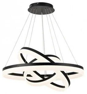 Reality Lampa wisząca Cornelia czarna led ring 3 płomienna 330603-02 - Lampy sufitowe - miniaturka - grafika 2